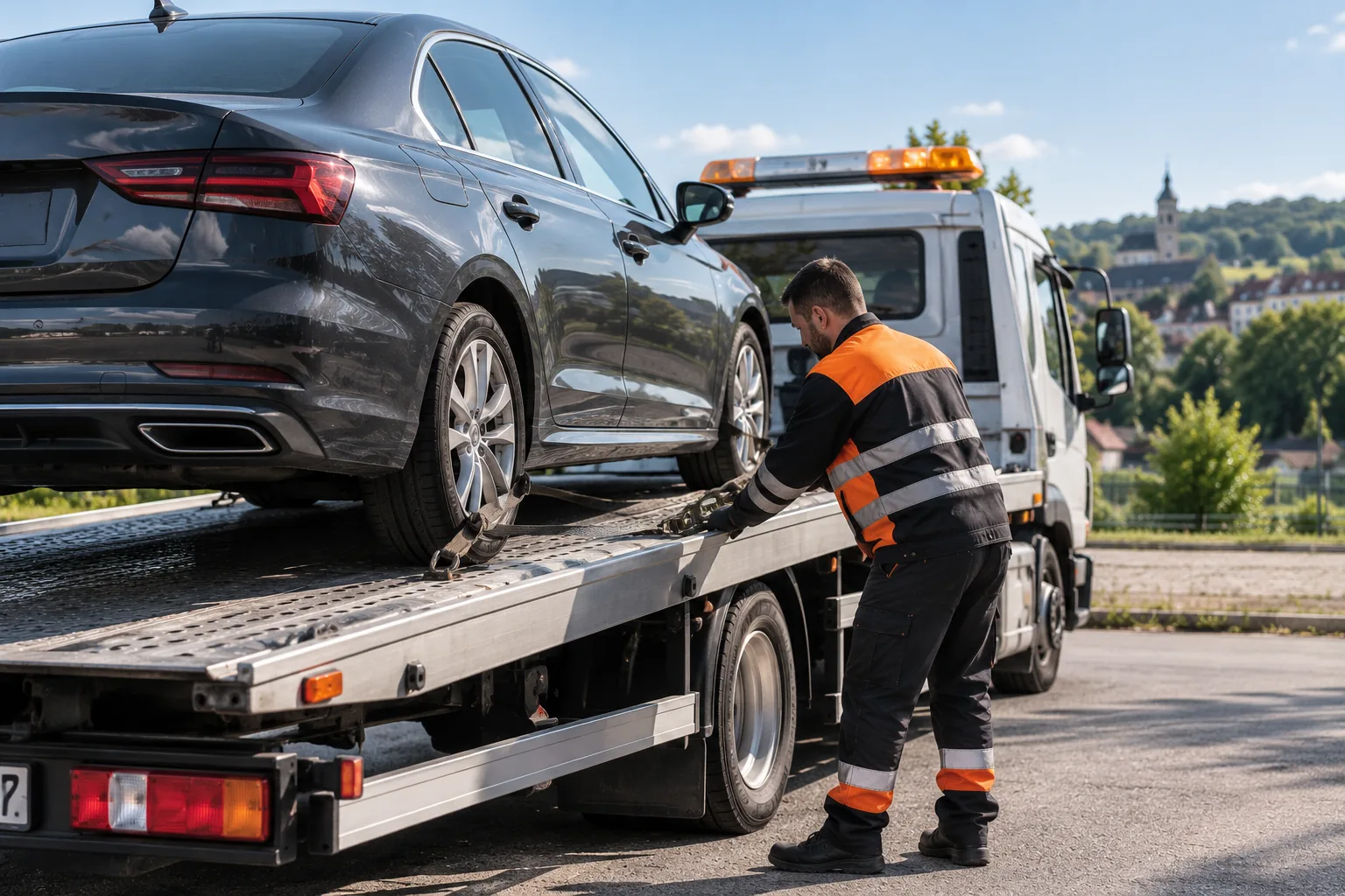 Fahrzeugabholung und Transport im Servicegebiet Gera